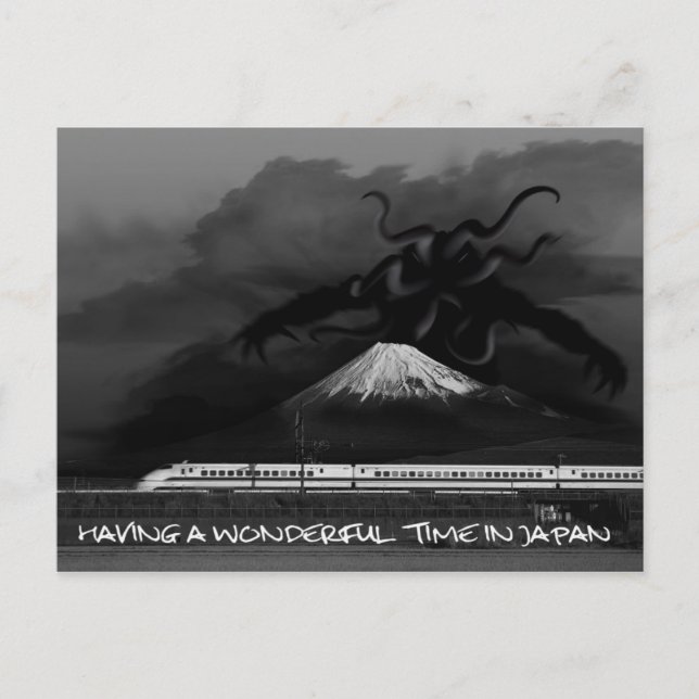 Postal Tener un rato maravilloso en Japón (Anverso)