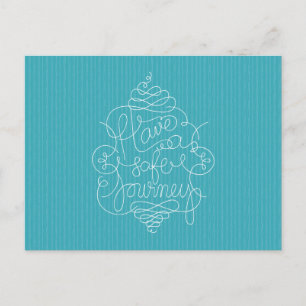 Postal Tener un viaje seguro