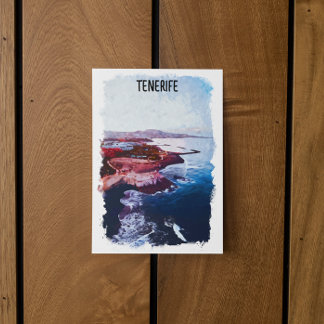 Postal Tenerife España Costa de las Islas Canarias Recorr