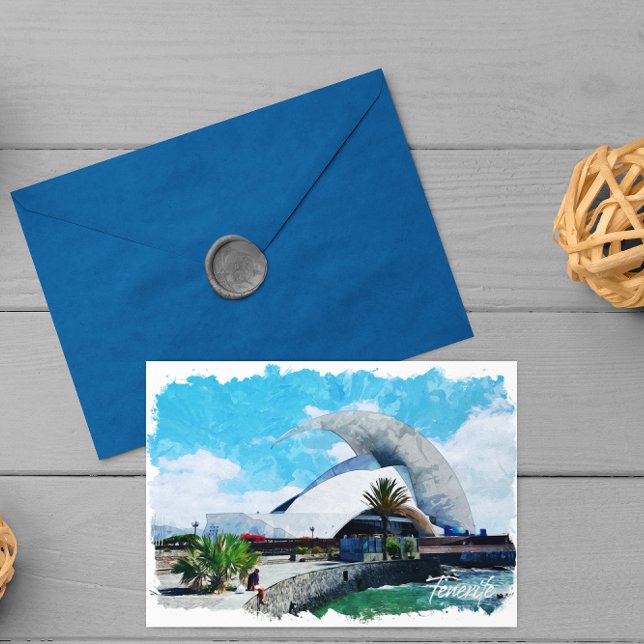 Postal Tenerife España Islas Canarias Viajes de Vintage (tenerife canarias postcard)