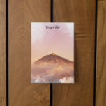 Postal Tenerife Teide, Islas Canarias<br><div class="desc">Hermosa postal que muestra la montaña del Teide en la isla de Tenerife en las Islas Canarias. Este producto puede ser personalizado y es un recuerdo de viaje increíble y una idea de regalo para cada turista. Hazlo tú mismo y comprar ahora.</div>
