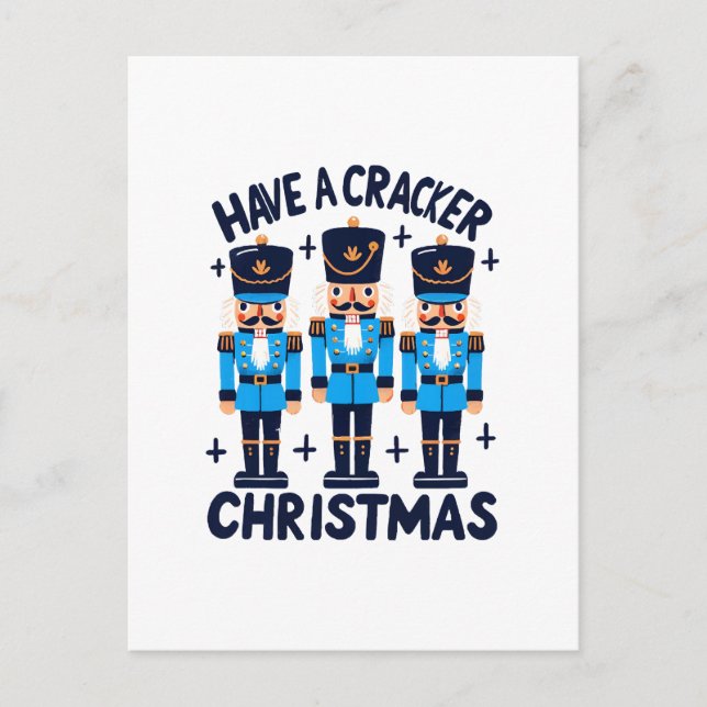 Postal Tenga una navidad cascanueces (Anverso)