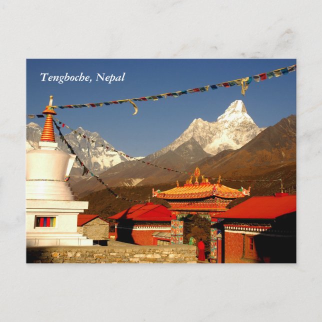 Postal Tengboche Nepal (Anverso)