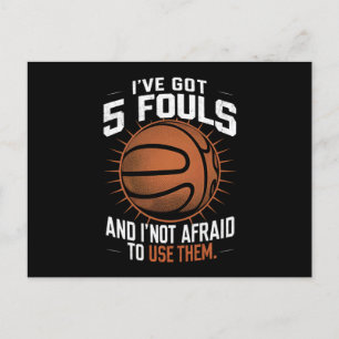 Postal Tengo 5 faltas y no tengo miedo de usarlas