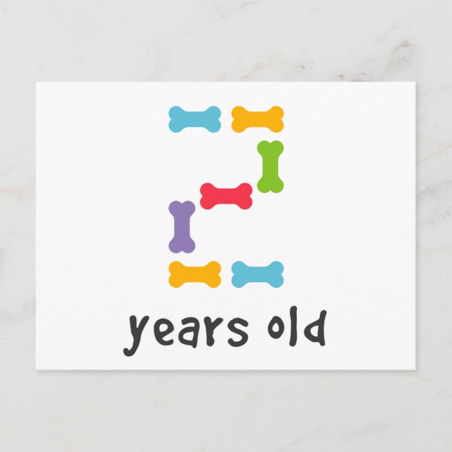 Postal Tengo dos años (Anverso)