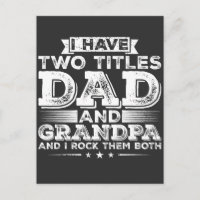 Tengo dos títulos Papá y Abuelo