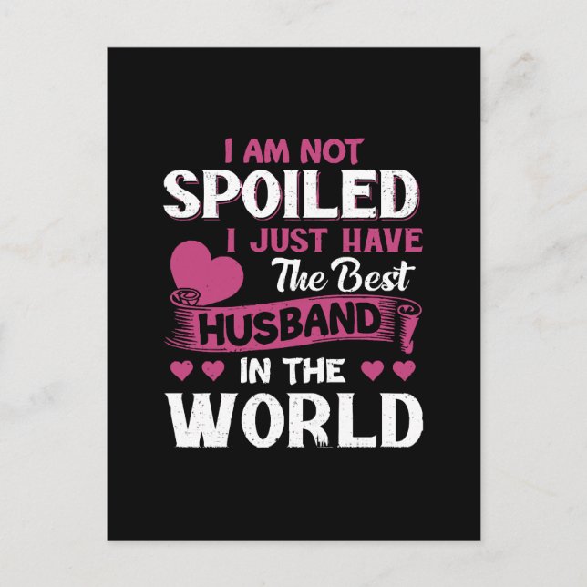 Postal Tengo El Mejor Marido Del Mundo (Anverso)
