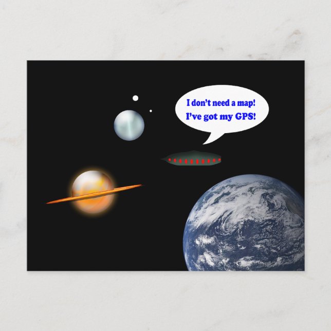 Postal Tengo mi GPS (Anverso)
