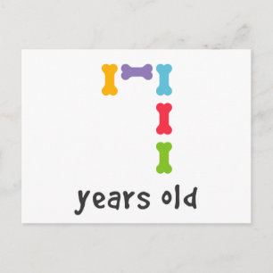 Postal Tengo siete años
