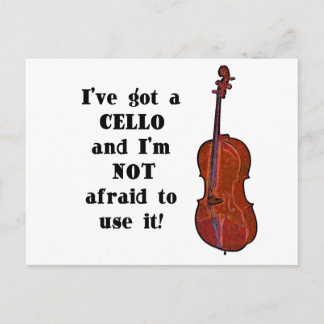 Postal Tengo un Cello