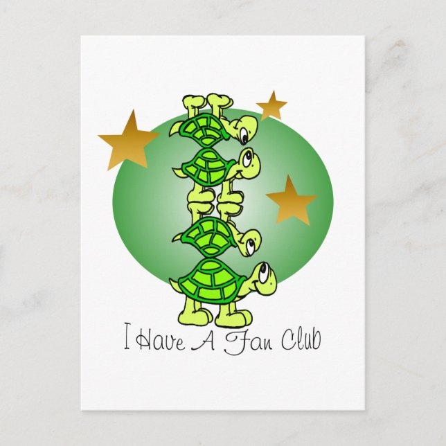 Postal Tengo Un Club De fans (Anverso)