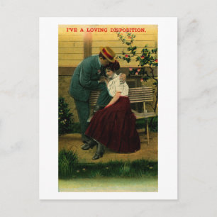 Postal Tengo una encantadora Disposición Romance Vintage