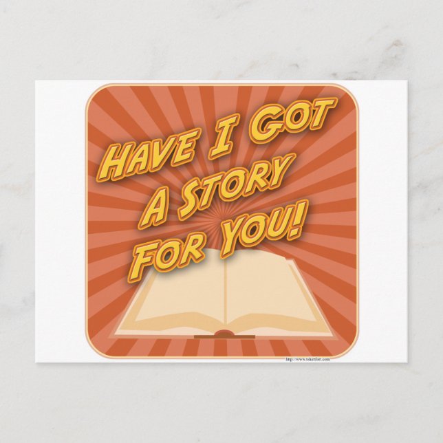 Postal ¿Tengo una historia para ti? (Anverso)