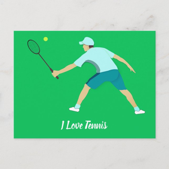 Postal Tenis (Anverso)