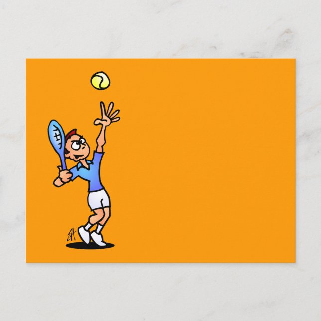 Postal Tenis (Anverso)