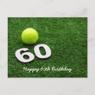 Postal Tenis 60.º cumpleaños