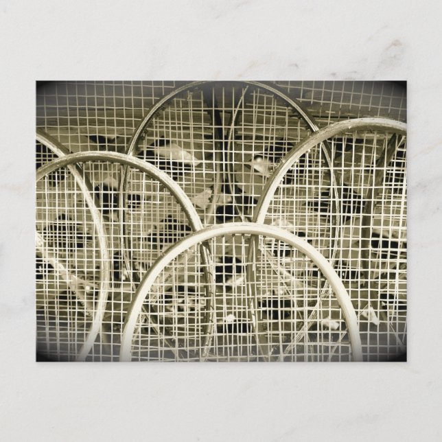 Postal ¿Tenis Alguien? (Anverso)