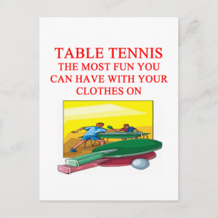 Postal tenis de mesa