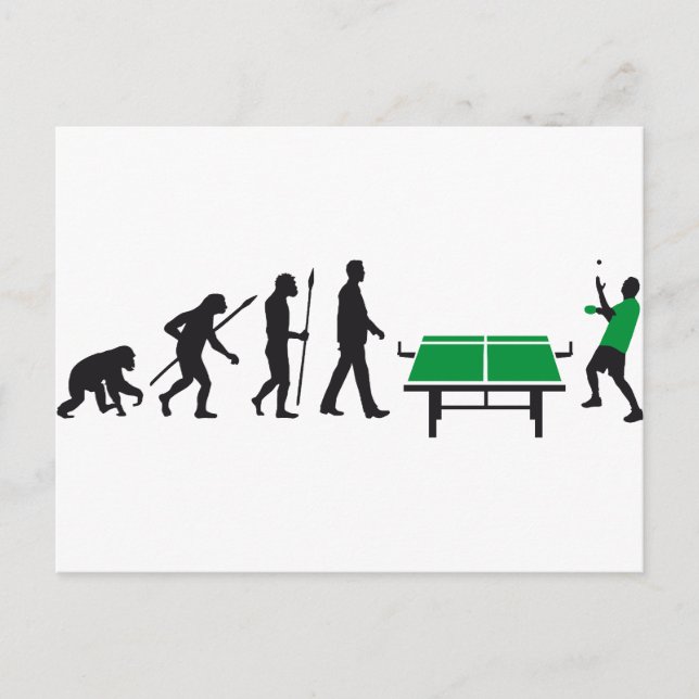 Postal tenis de mesa (Anverso)