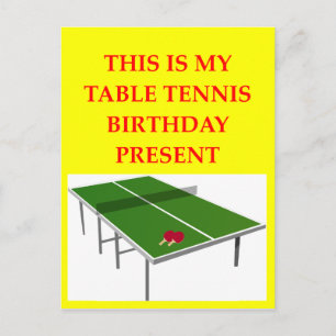 Postal tenis de mesa