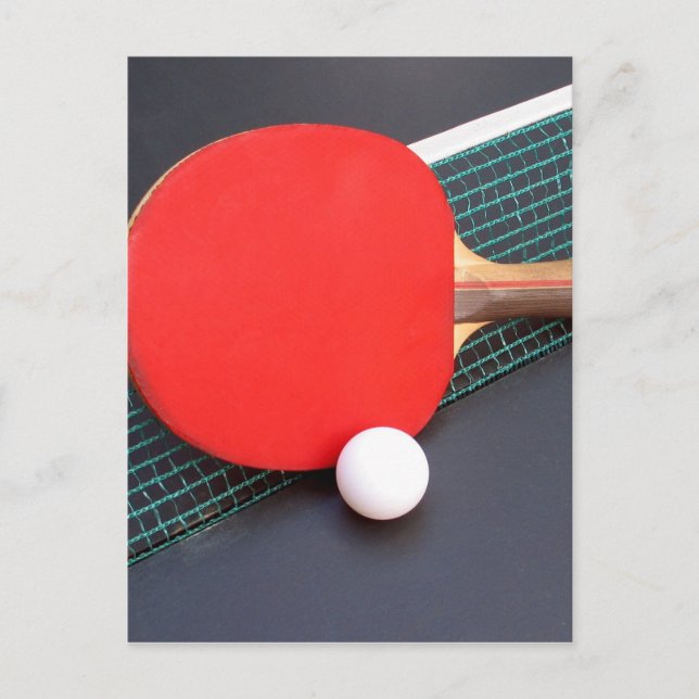 Postal Tenis de mesa (Anverso)