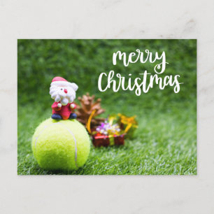 Postal Tenis Feliz Navidad con Santa Claus