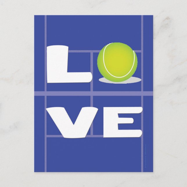 POSTAL TENIS LOVE (Anverso)