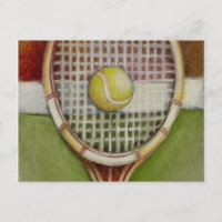 Tenis Racket con bolas en pista