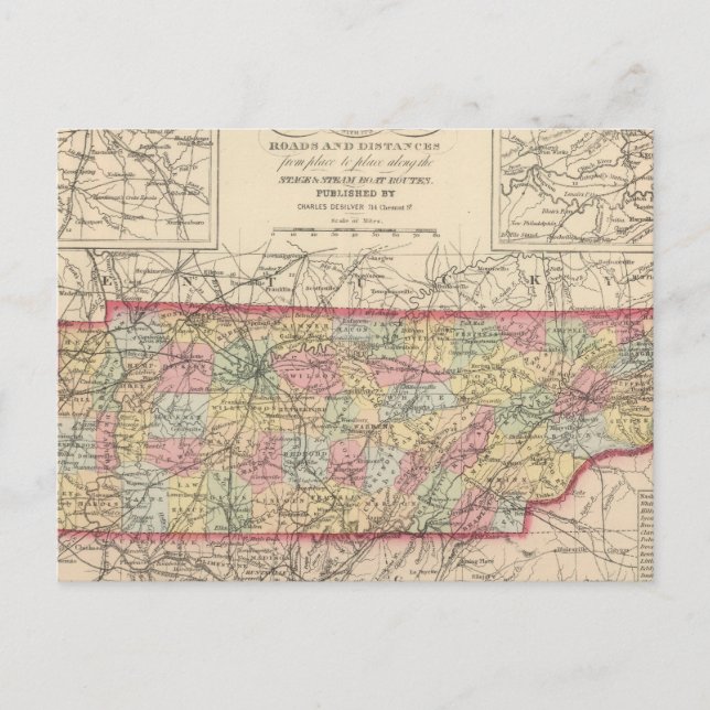 Postal Tennessee 3 (Anverso)