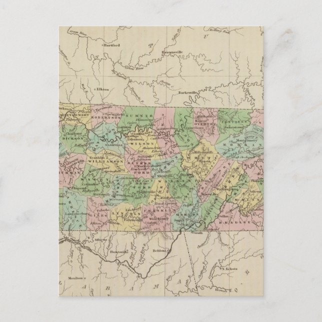 Postal Tennessee 4 (Anverso)