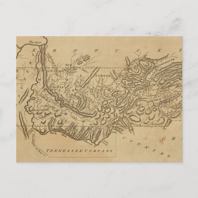 Postal Tennessee 6 (Anverso)