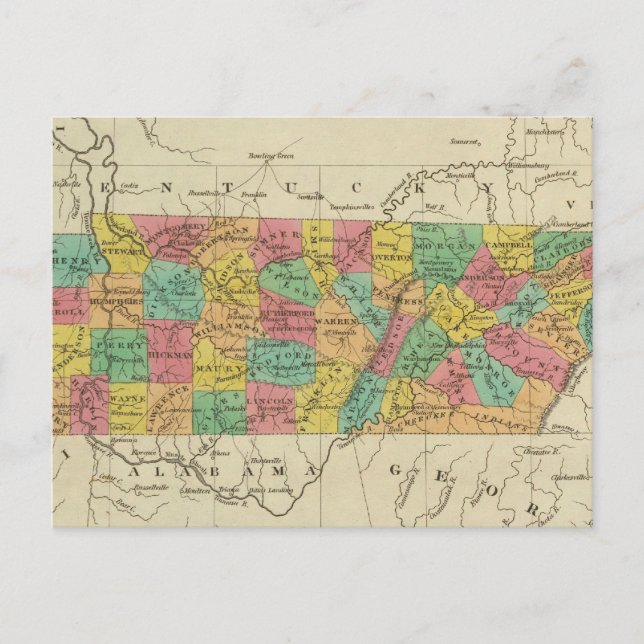 Postal Tennessee 7 (Anverso)