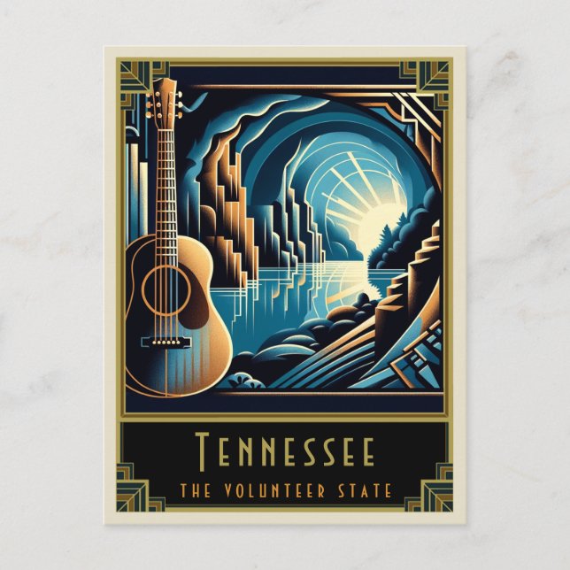 Postal Tennessee | Art Deco (Anverso)