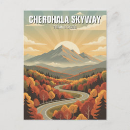 Postal Tennessee Cherohala Skyway Souvenir