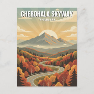 Postal Tennessee Cherohala Skyway Souvenir
