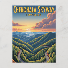 Postal Tennessee Cherohala Skyway Souvenir