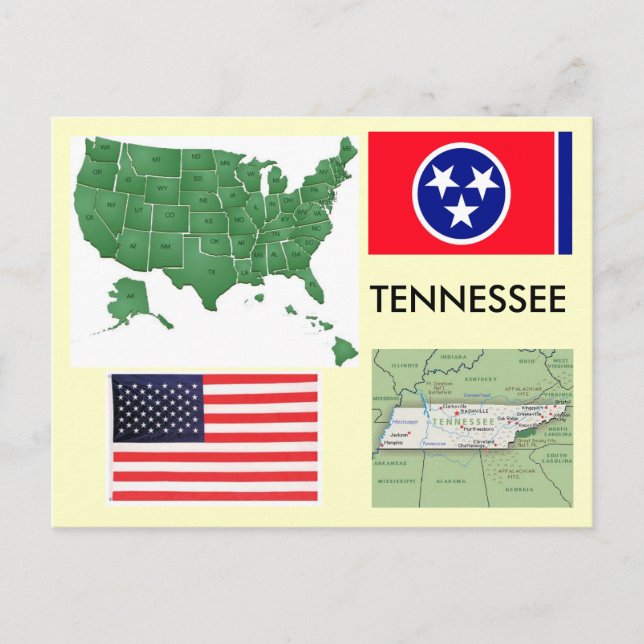 Postal Tennessee, EE.UU. (Anverso)