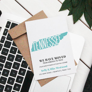Postal TENNESSEE Hemos movido la nueva dirección Nueva ca