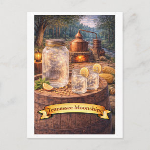 Postal Tennessee Moonshine (Serie de Comida Americana)