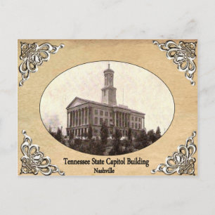 Postal Tennessee State Capitol Building Old Postcard