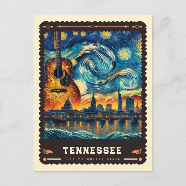 Postal Tennessee | Vincent Van Gogh Inspired (Anverso)