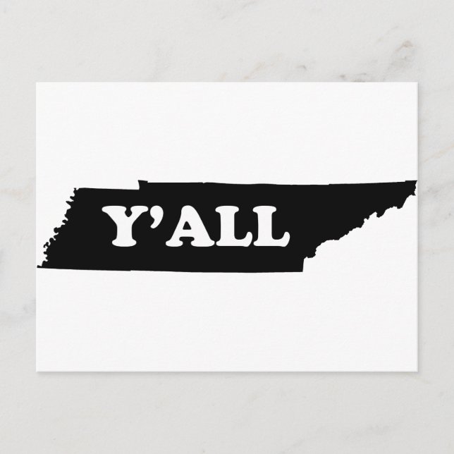 Postal Tennessee Yall (Anverso)