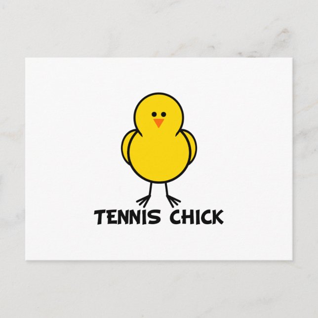 Postal Tennis Chick (Anverso)
