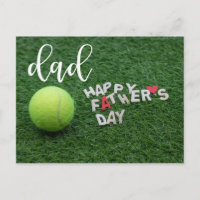 Tennis DAD Feliz Día del Padre con la pelota de te
