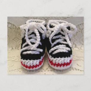 Postal Tennis Shoes Baby Booties