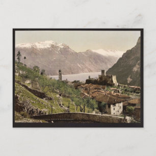 Postal Tenno y Mont Baldo, Garda, Lago de, Italia Clsi