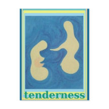 Tensión Abstract Art Postcard