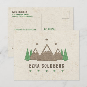 Postal Tent Canvas Camping Bar Mitzvah Gracias
