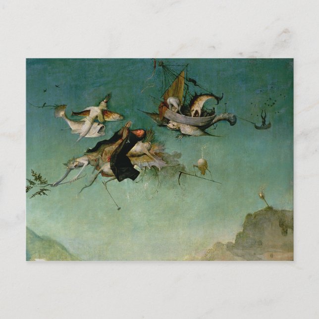 Postal Tentación de San Antonio (Anverso)