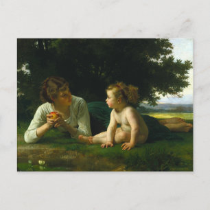 Postal Tentación, William-Adolphe Bouguereau
